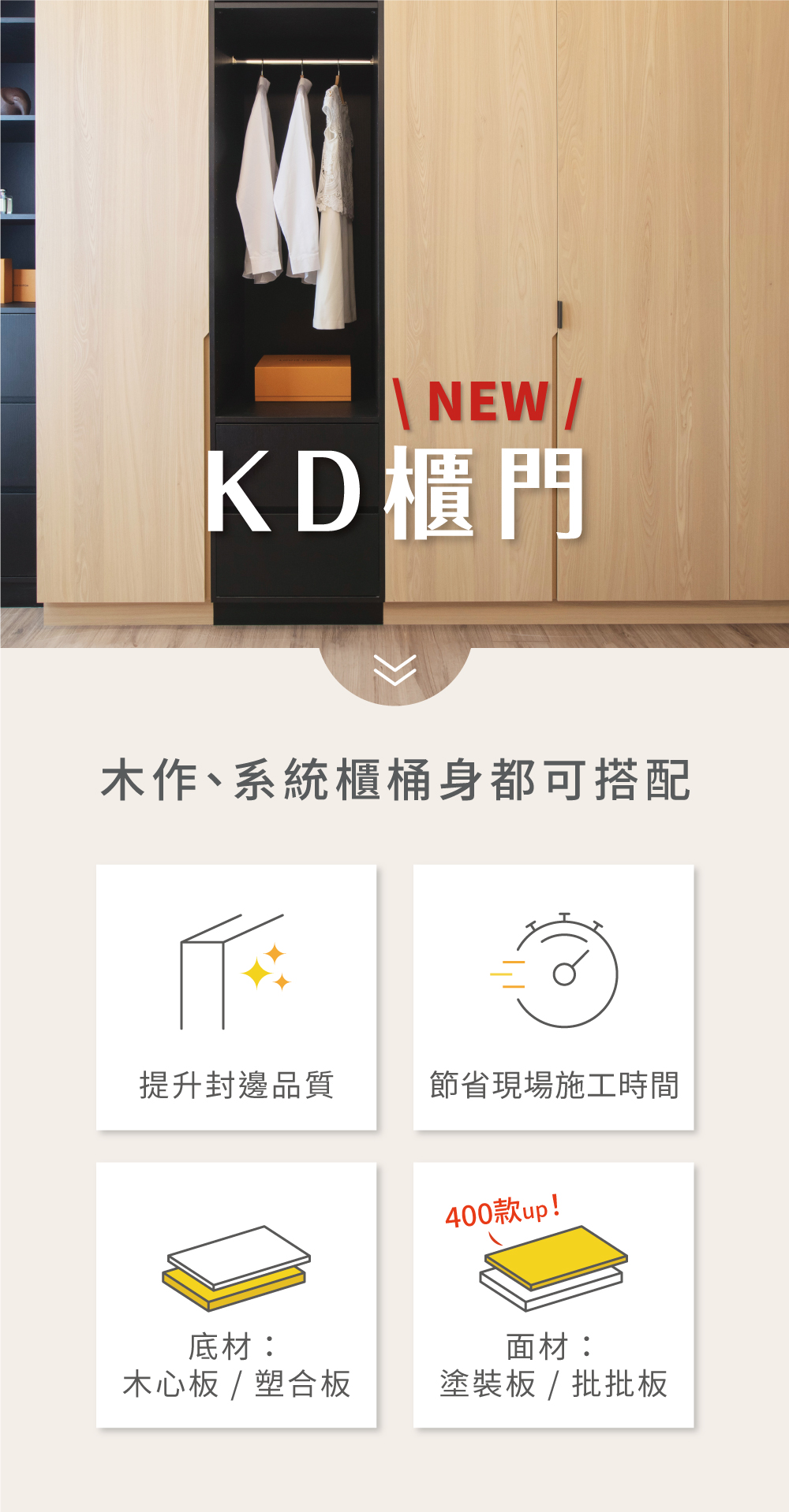 科定系統櫃：模組化的木作系統櫃