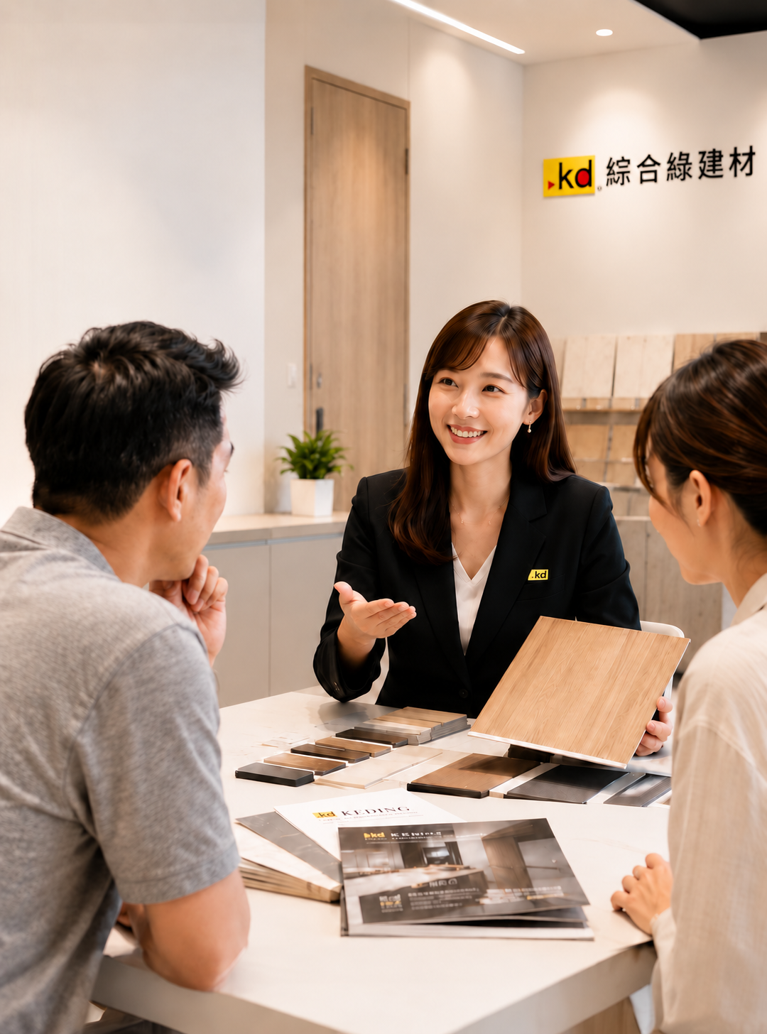 KD 夥伴與設計師討論選材及會員合作方案