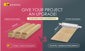 Give your project an upgrade!  Natural wood veneer vs Printed wood grains(Image)