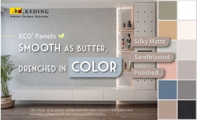 ECO+ Panels - Smooth as butter, drenched in color(Image)