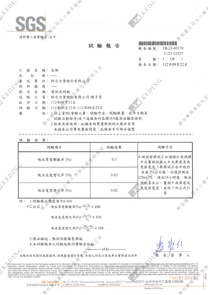 吸水厚度膨脹率(圖示)